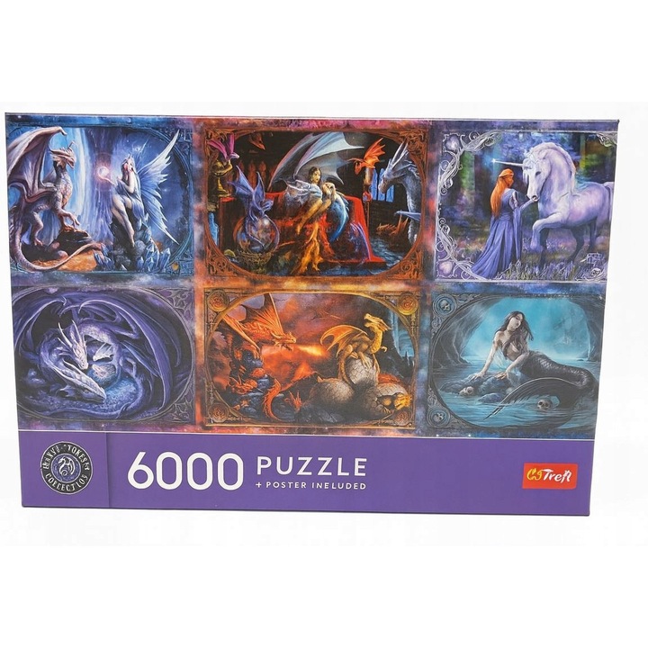 Puzzle 6000 darabos, Trefl, Prémium Plusz Minőség, sokszínű