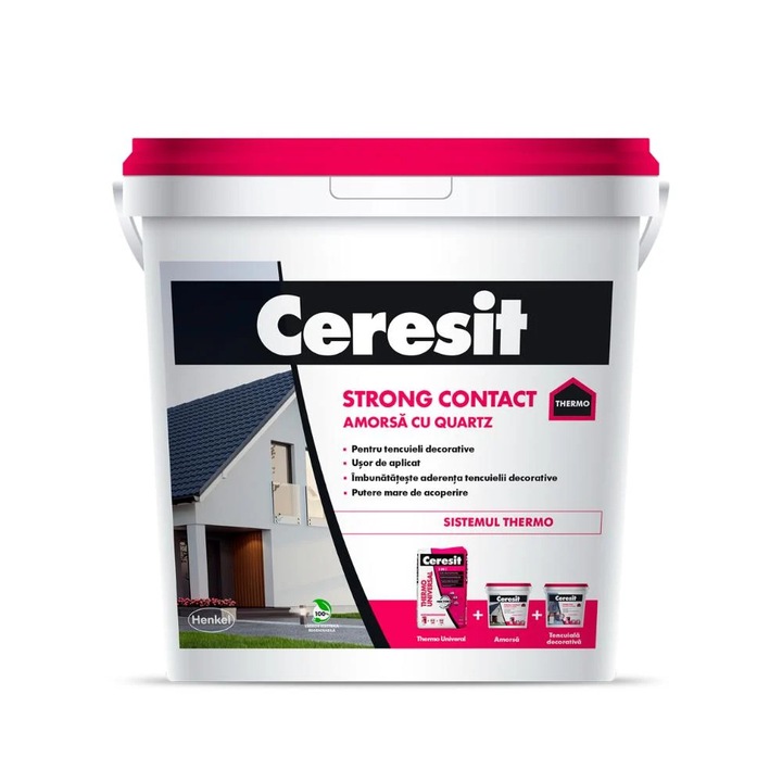 Ceresit Strong Contact kvarc alapozó, beltéri/kültéri, 8 kg