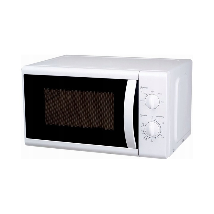 Cuptor cu microunde StarQ, 20L, 700W, alb, dimensiuni 45,4x33x26,2cm