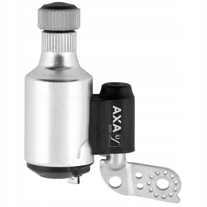 Dynamo bicicleta AXA 8201 stanga, 6V/3W, aluminiu, rezistent la socuri