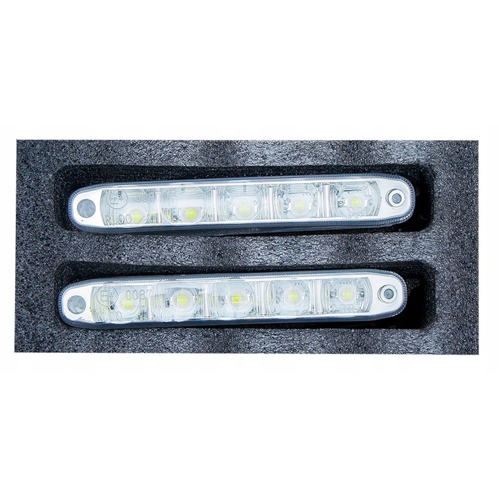 Proiectoare DRL-TTX-8011, 160x25x51/35mm, set de lumini de zi