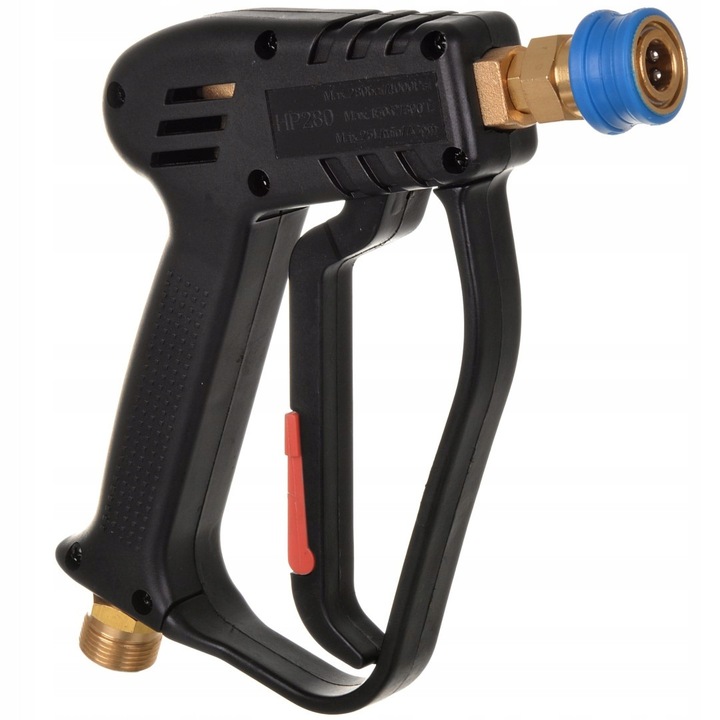 Pistol de spalat cu presiune Techkar, set cu 5 duze, M22, 280bar, 150C, 25l/min