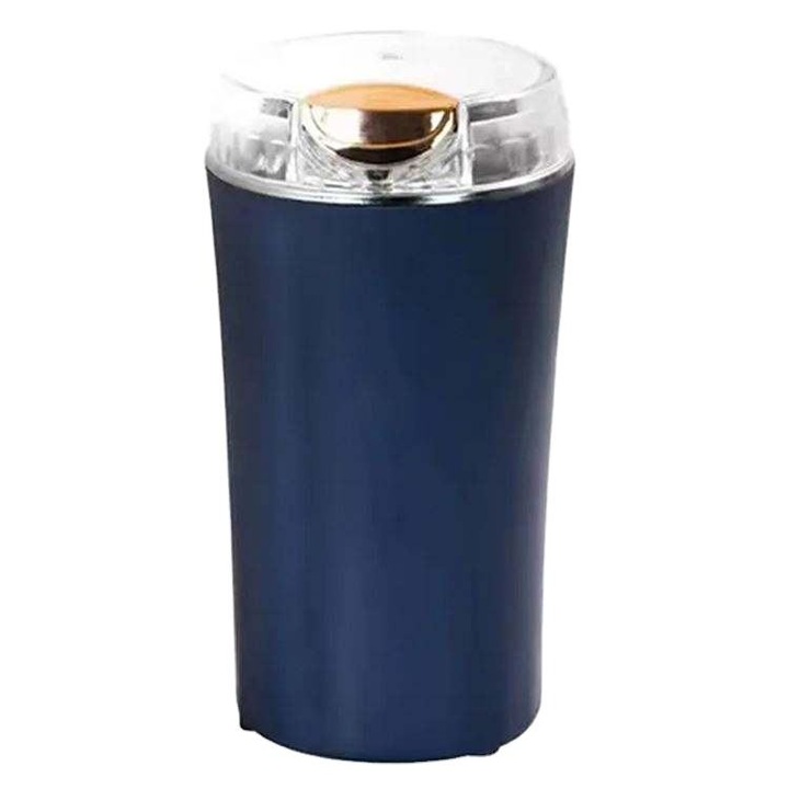 Rasnita multifunctionala, rasnita electrica de uz casnic, rasnita pentru boabe de cafea si condimente, lama din otel inoxidabil, rasnita de inalta eficienta, model albastru
