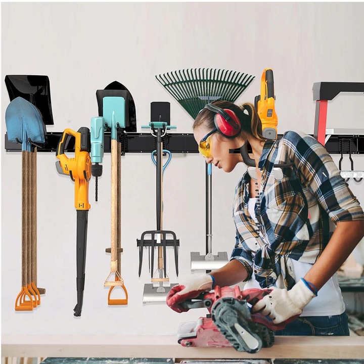 Szerszámrendszerező, 6 tartó, vízálló, korrózióálló