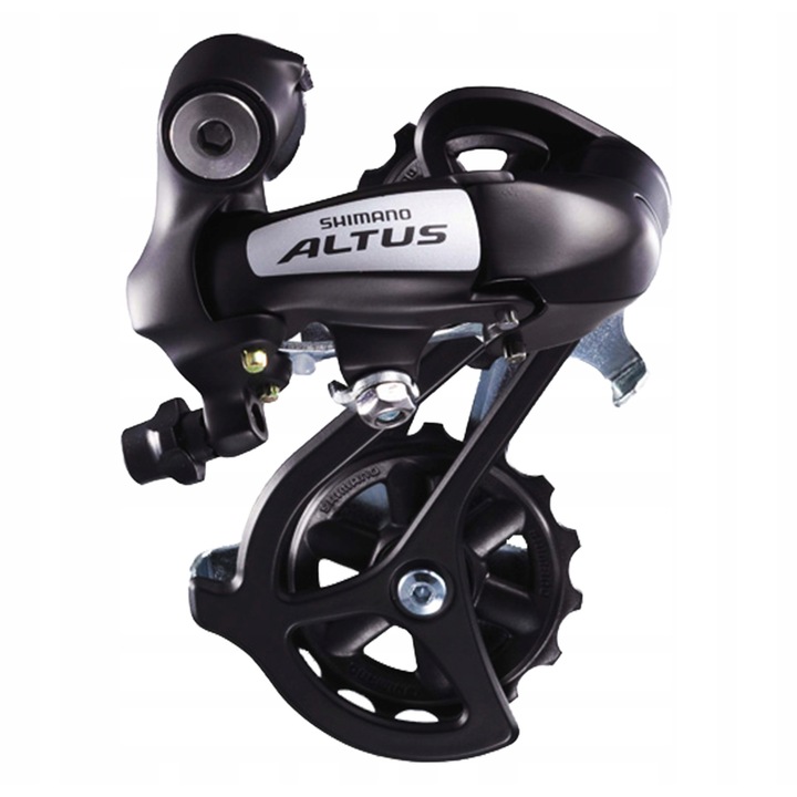 Schimbator spate Shimano Altus RD-M310, 8/7 viteze, aluminiu/otel, 34T, 11T, argintiu