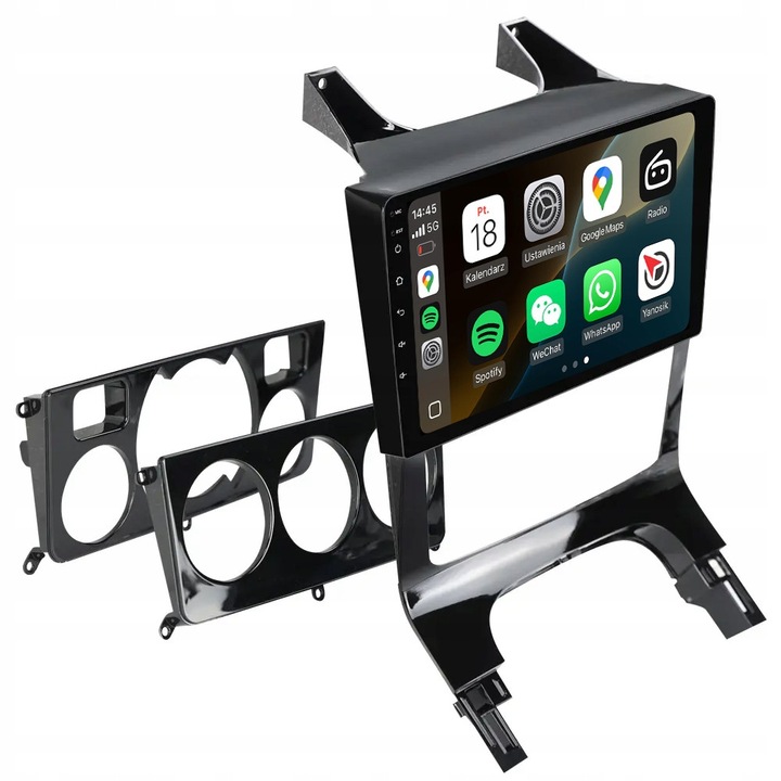 Radio auto cu Android Auto si Carplay, 4GB RAM, 64GB, 1280x720, compatibil cu Peugeot 3008 5008, set complet