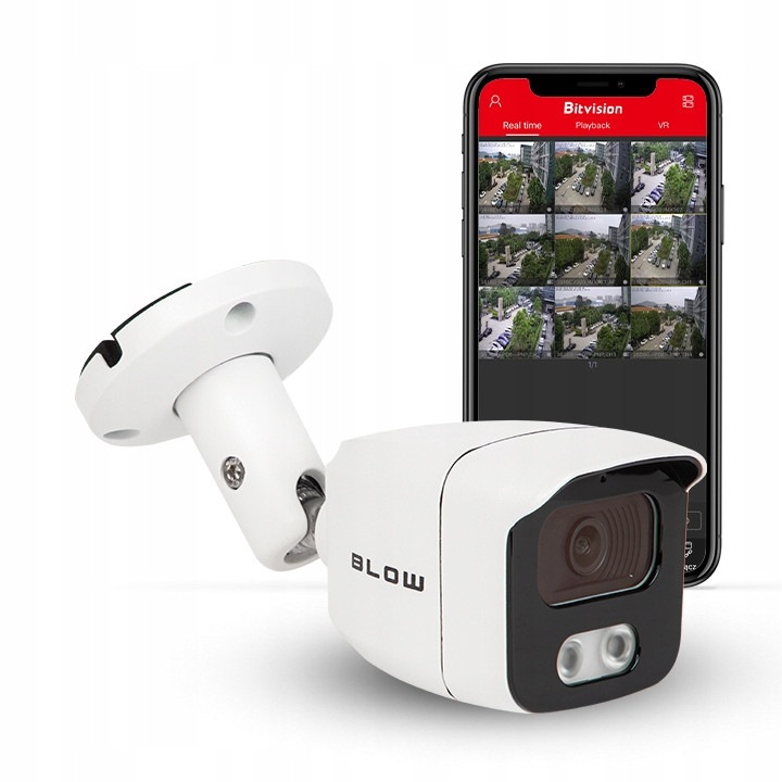 IP камера за видеонаблюдение 5MP, 2.8mm, Full Color, външна, IP67