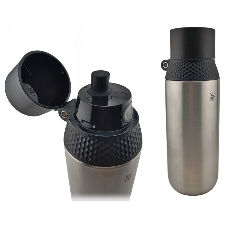 Termos WMF 0,5 l, negru, inox, Auto-Close