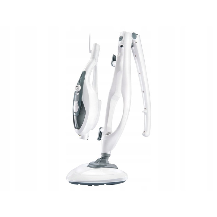 Mop parowy 2 in 1 SDM 1500 D3, 1500 W, 350 ml, 28x21,5x112 cm, set complet accesorii