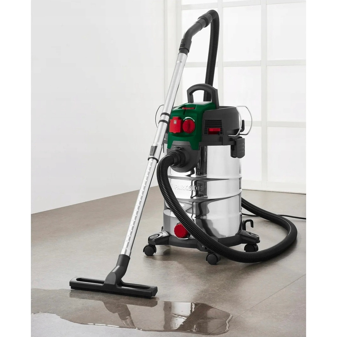 Aspirator industrial PWD 30 C1, 1500W, 30L, 3m furtun, multicolor