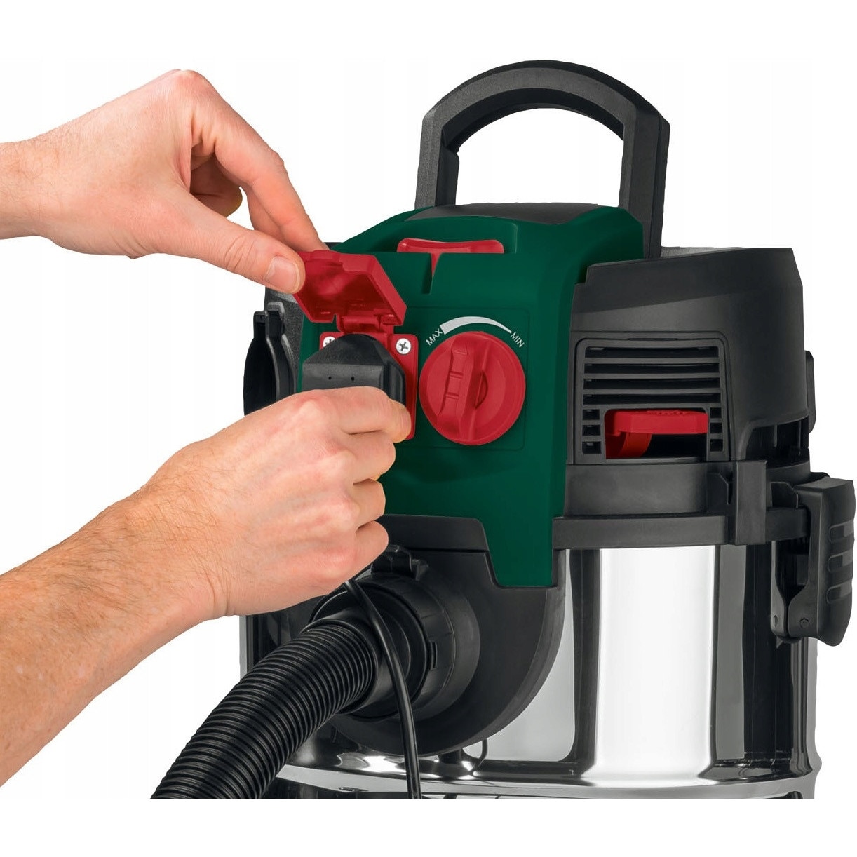 Aspirator industrial PWD 30 C1, 1500W, 30L, 3m furtun, multicolor