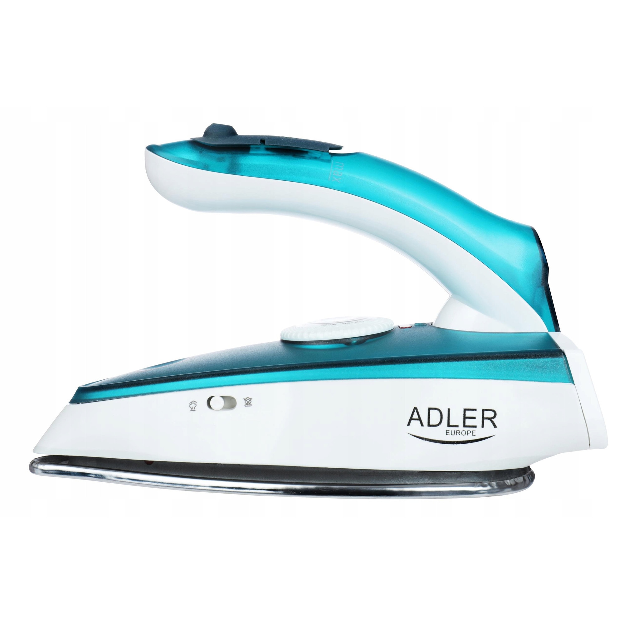 Fier de calcat turistic Adler AD 5035, 1700W, abur, pliabil, alb, 19.5x9x8.5cm