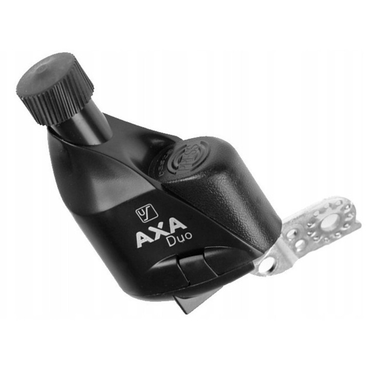 Dynamo bicicleta AXA Duo, 6V, 3W, negru, montaj stanga