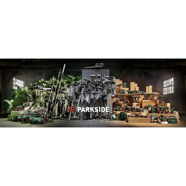 Set acumulator litio-ion 20V 2Ah cu incarcator 2,4A PARKSIDE X 20 V Team