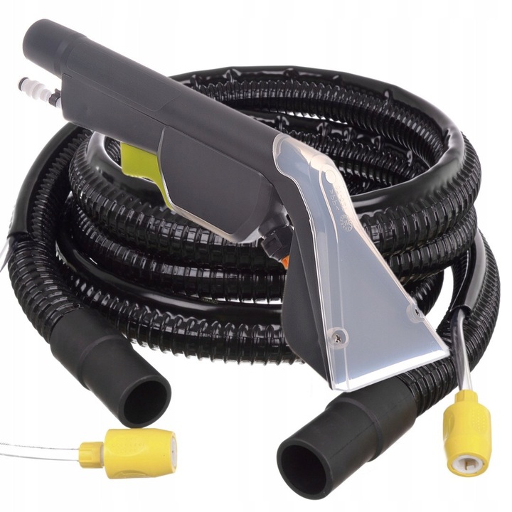 Set accesorii aspirator, tapiterie si furtun 4m, compatibil cu Karcher Puzzi, latime 107mm, DN 32mm