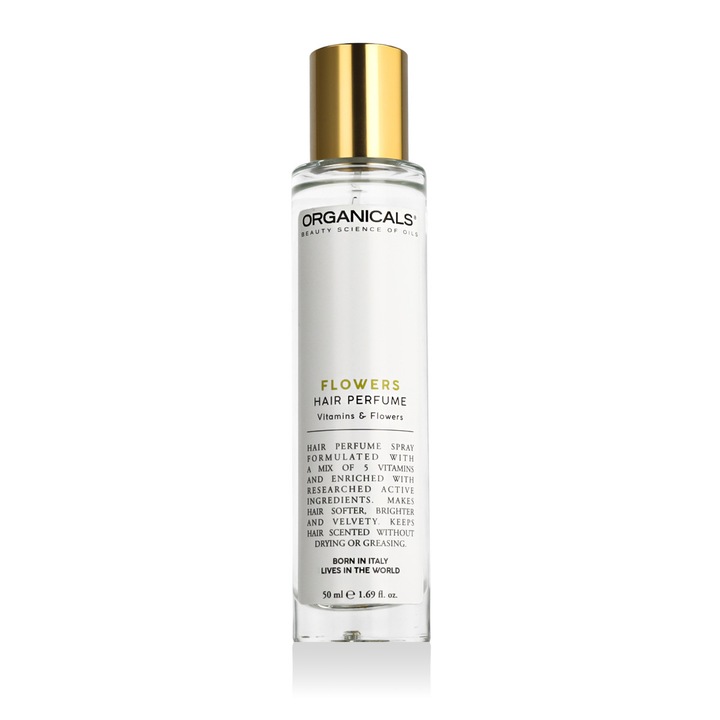 Parfum pentru păr Organicals FLOWERS, 50 ml, notele florale, pentru femei
