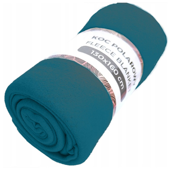 Polár takaró 130x160 Puha Meleg Pléd Otthonra és Kertbe Türkiz