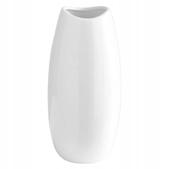 Vaza ceramica alba, 1L, set de 3 modele