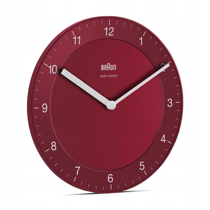 Piros dekoratív óra 20cm