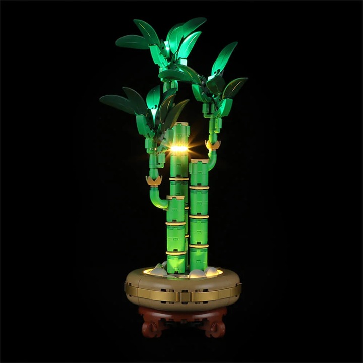 Комплект за осветление за LEGO Botanical Dracena sandera 10344, LED, лесен за инсталиране, многоцветен