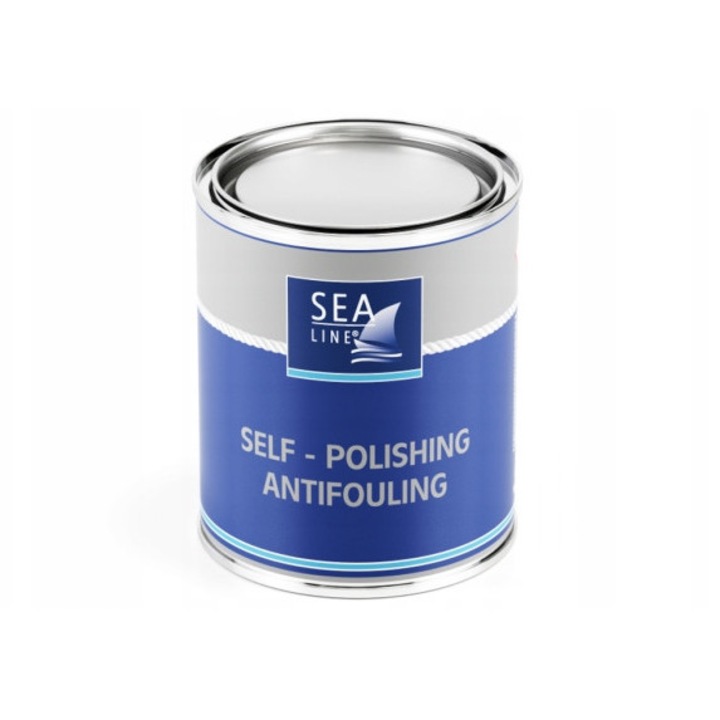 Vopsea, Sea-Line, 0,75 L, gri, auto-polimerizanta, pentru barci din fibra de sticla, lemn sau otel