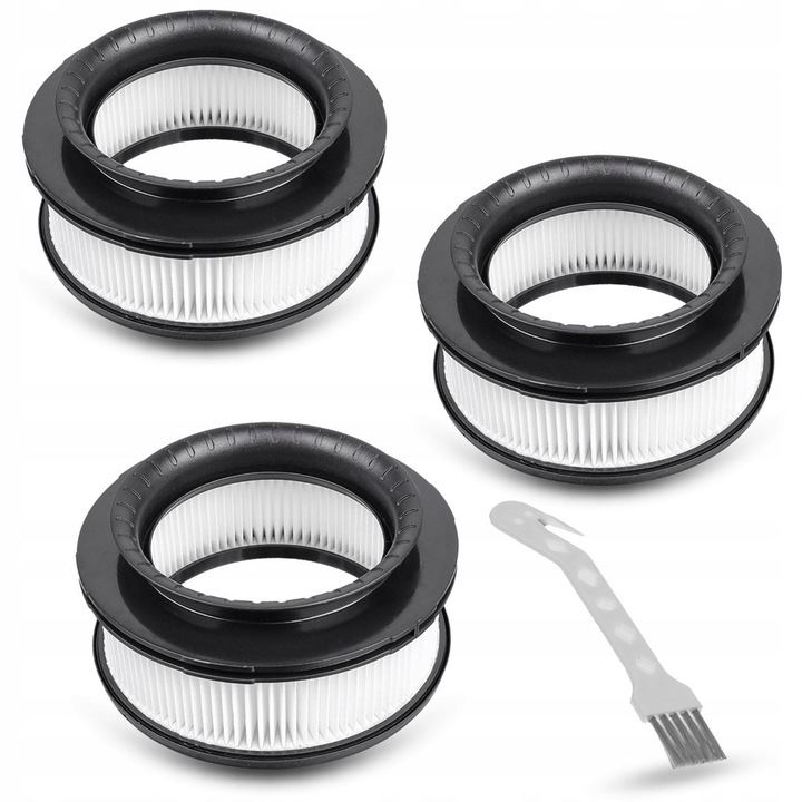 Filtru aspirator Techkar, model ZR009008, set 3 bucati, 110x90x52mm, zmywalny