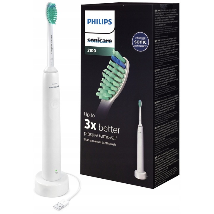 Електрическа четка за зъби Sonicare, бяла