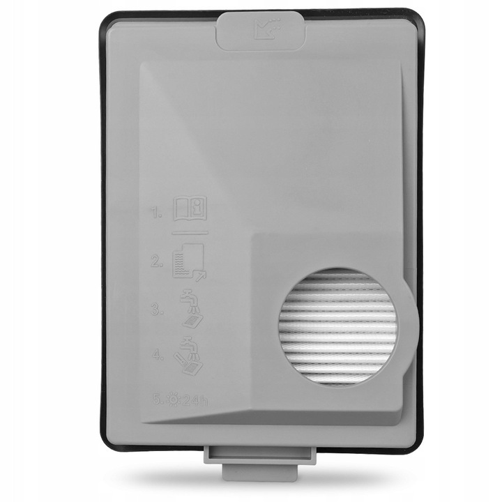 Filtru de aer zmywalnic pentru aspirator, Techkar, compatibil cu Miele Boost CX1, 13x18,5cm, HEPA