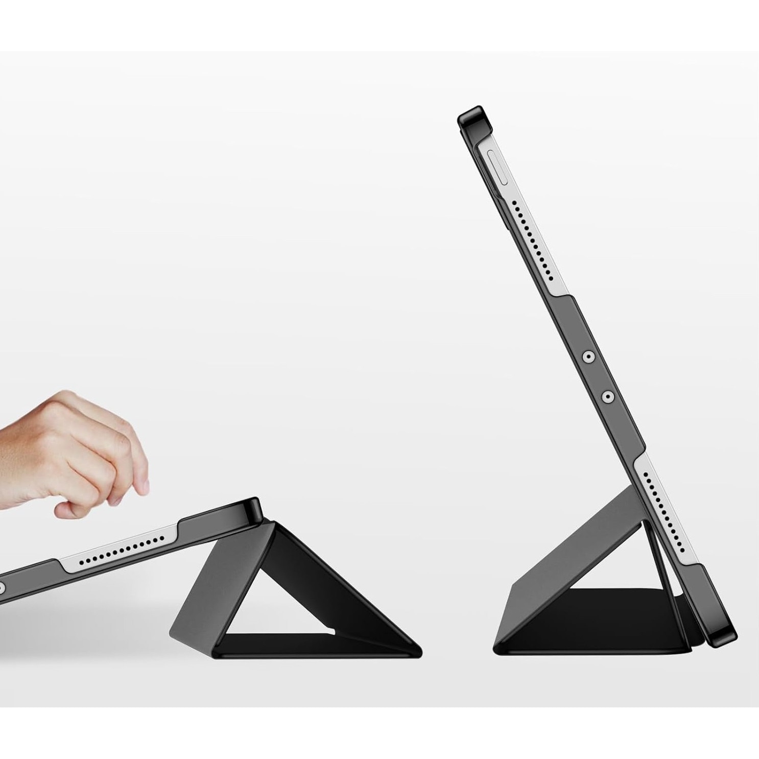 Husa tableta JETech pentru iPad Pro 11", neagra, cu functie de auto-odihnire/budire, set