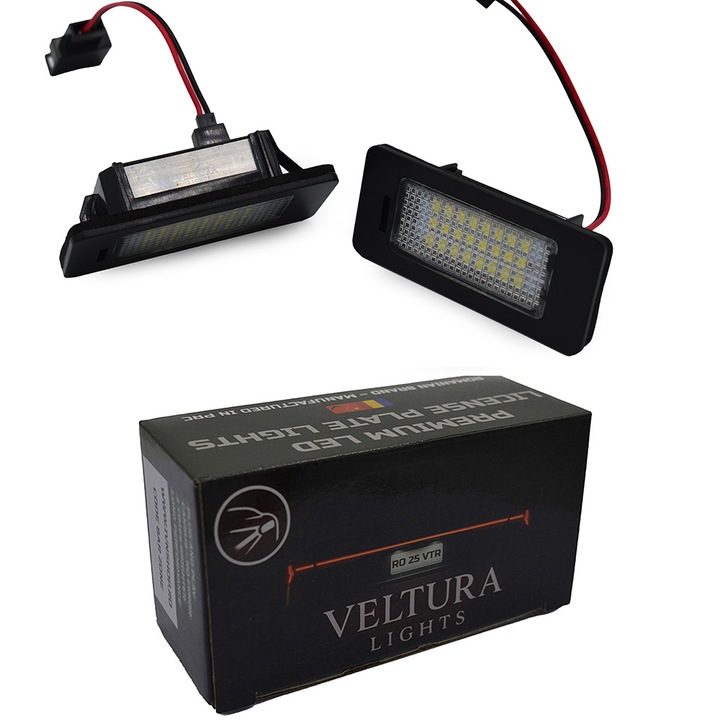 Lampi led numar Veltura Matriculare Audi A4 B8 A5 S5 TT Q5 VW PASSAT B6 Variant
