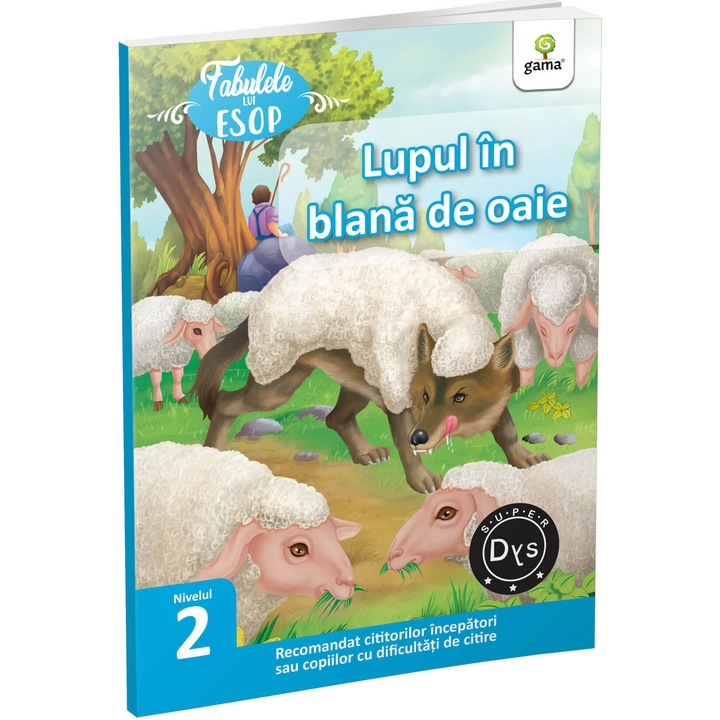 Lupul in blana de oaie. Fabulele lui Esop.niv II