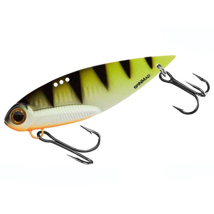 Cicada Spinmad Spicy Blade King 7.2cm, 24gr, culoarea 3801SE, pentru pescuitul la somn, salau, stiuca sau avat