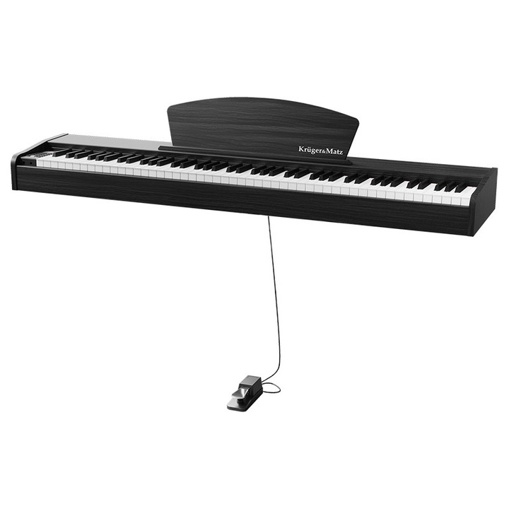 Pian digital Kruger&Matz KMDP-45, 128 note, negru