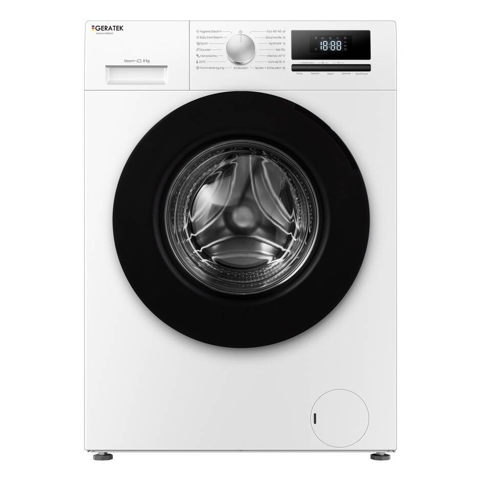 Masina de spalat rufe Geratek Koblenz WM8550, 8 kg, 1400 rpm, alb, independent