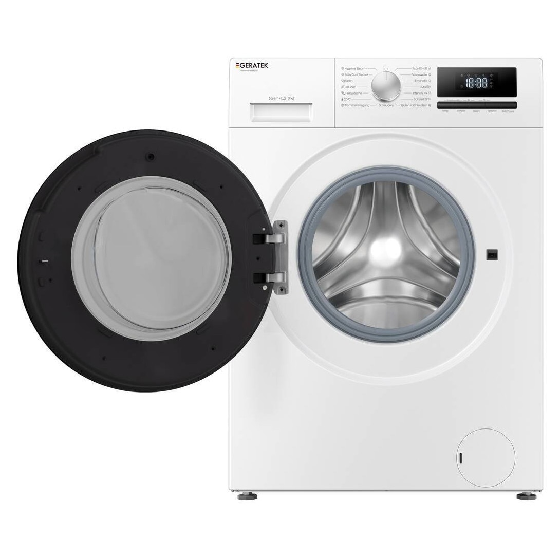 Masina de spalat rufe Geratek Koblenz WM8550, 8 kg, 1400 rpm, alb, independent