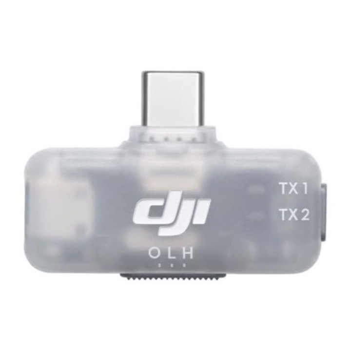 Receptor mobil DJI Mic, USB-C, 2 canale, compact