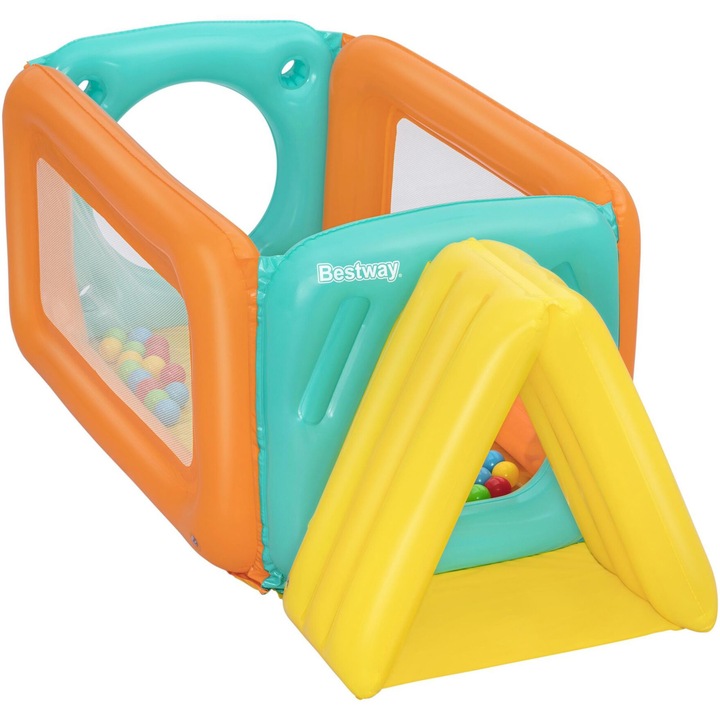 Spatiu de joaca gonflabil Bestway - Tunneltopia Ball Pit, 178 x 91 x 70 cm