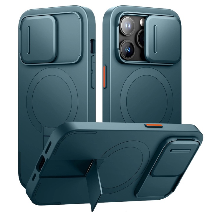 Husa pentru iPhone 14 Pro, Suritch Shockproof, pentru MagSafe, verde inchis