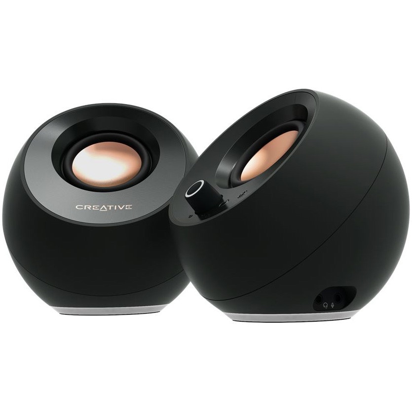 Boxe 2.0 CREATIVE PEBBLE PRO, Bluetooth 5.3, RGB Custom Lighting, 30W ...
