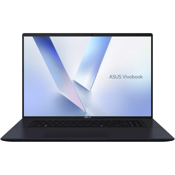 Laptop ASUS Vivobook 18 M1807GA cu procesor AMD Ryzen™ AI 7 445 pana la 4.6GHz, 18" WUXGA, IPS, 144Hz, 32GB DDR5 RAM, 1TB SSD, AMD Radeon™ Graphics, No OS, Quiet Blue