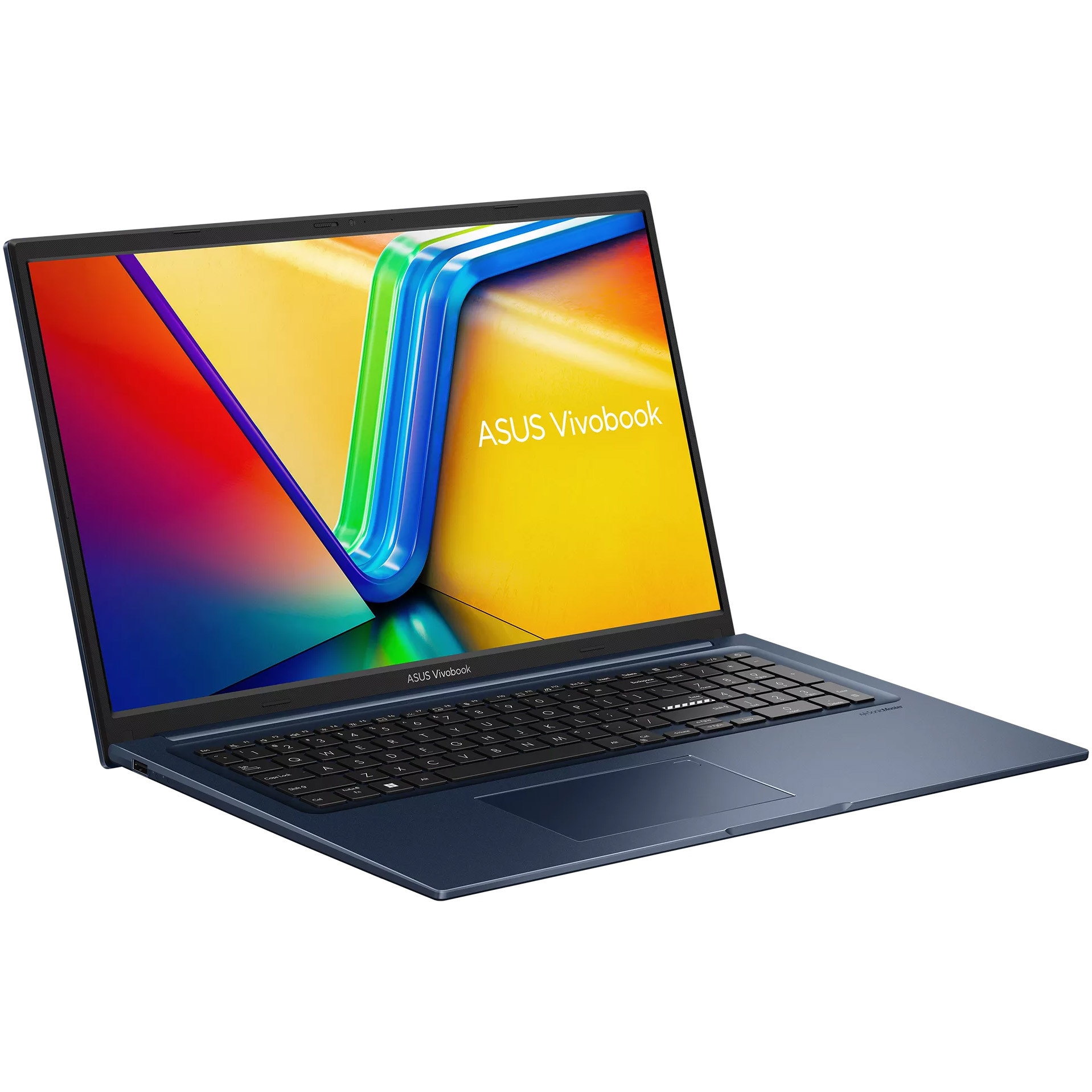 Laptop ASUS Vivobook 17 A1704VA cu procesor intel® Core™ 5 120U pana la 5.0GHz, 17.3" Full HD, IPS, 16GB DDR5 RAM, 1TB SSD, Intel® Graphics, No OS, Quiet Blue