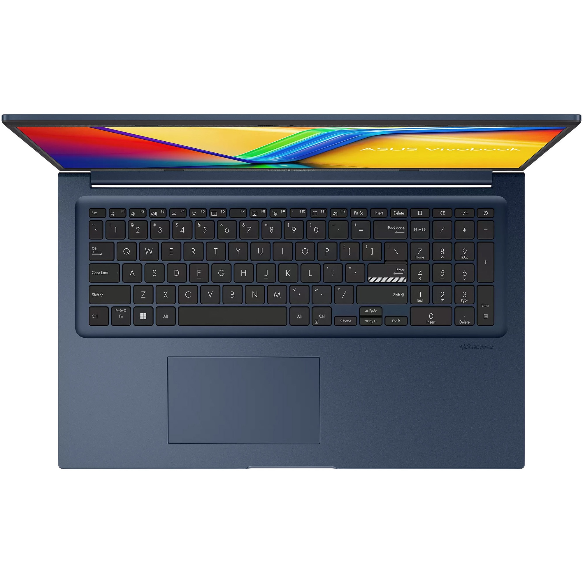 Laptop ASUS Vivobook 17 A1704VA cu procesor intel® Core™ 5 120U pana la 5.0GHz, 17.3" Full HD, IPS, 16GB DDR5 RAM, 1TB SSD, Intel® Graphics, No OS, Quiet Blue