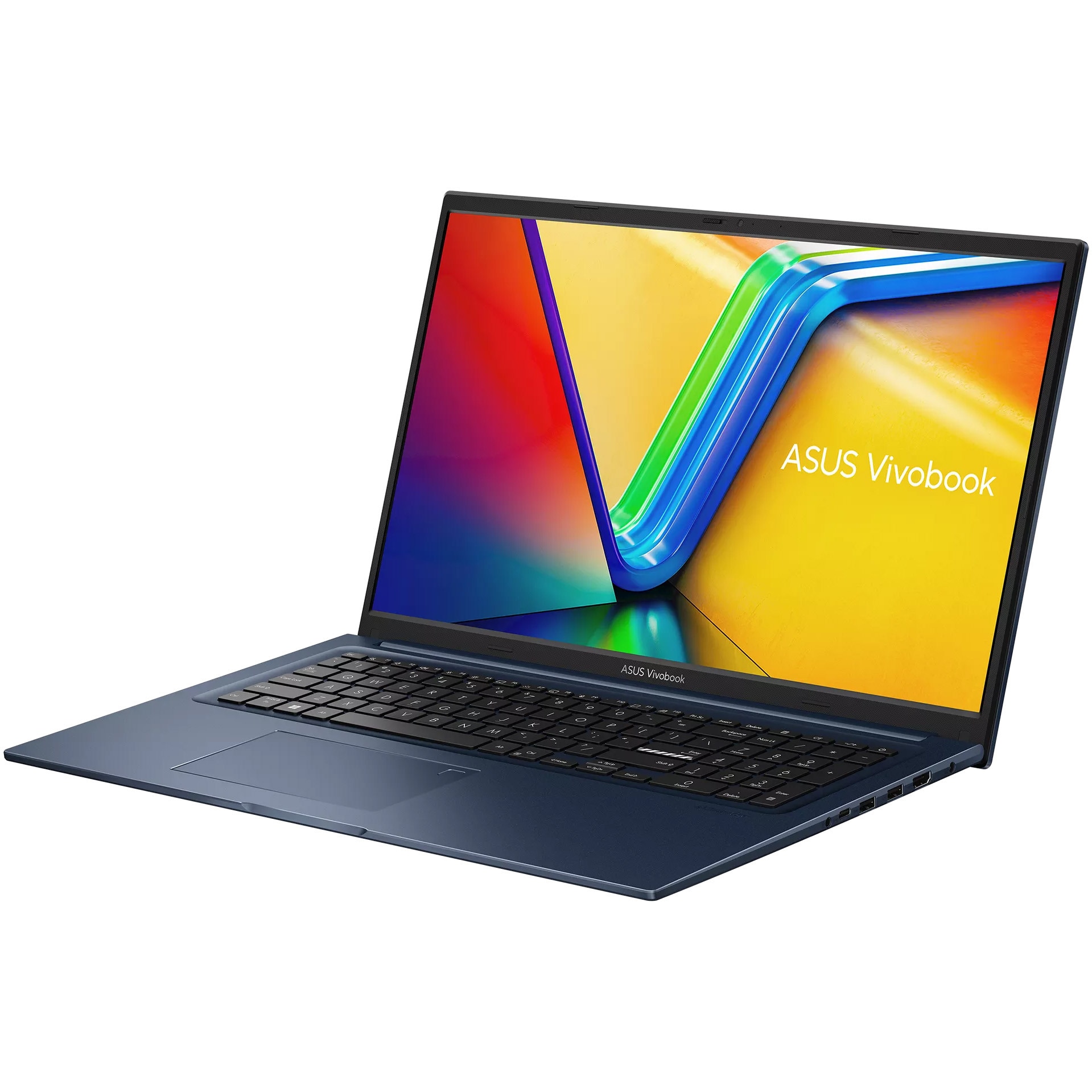Laptop ASUS Vivobook 17 A1704VA cu procesor intel® Core™ 5 120U pana la 5.0GHz, 17.3" Full HD, IPS, 16GB DDR5 RAM, 1TB SSD, Intel® Graphics, No OS, Quiet Blue