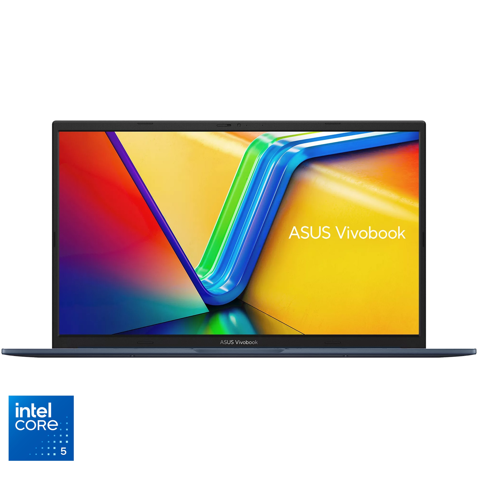 Laptop ASUS Vivobook 17 A1704VA cu procesor intel® Core™ 5 120U pana la 5.0GHz, 17.3" Full HD, IPS, 16GB DDR5 RAM, 1TB SSD, Intel® Graphics, No OS, Quiet Blue