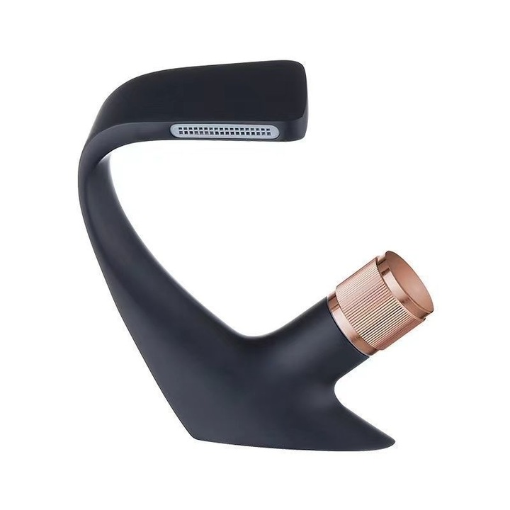 Csaptelep, fekete rózsaarany, mosdókagylóra szerelhető, hideg és meleg vizes keverő