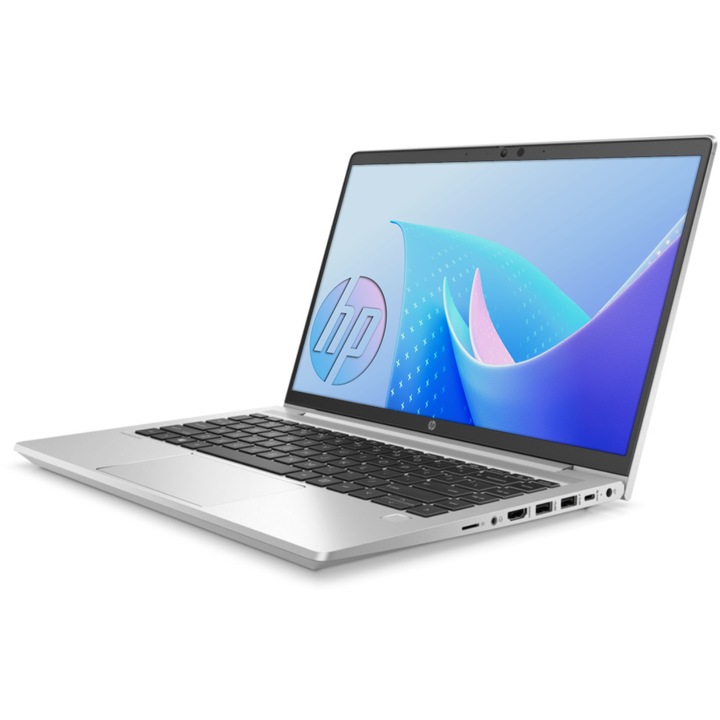 Laptop HP ProBook 445, AMD Ryzen 3 5400U, 8GB Memory, 512GB SSD, 14" HD, Silver, Hungarian Layout, Windows 11 Pro