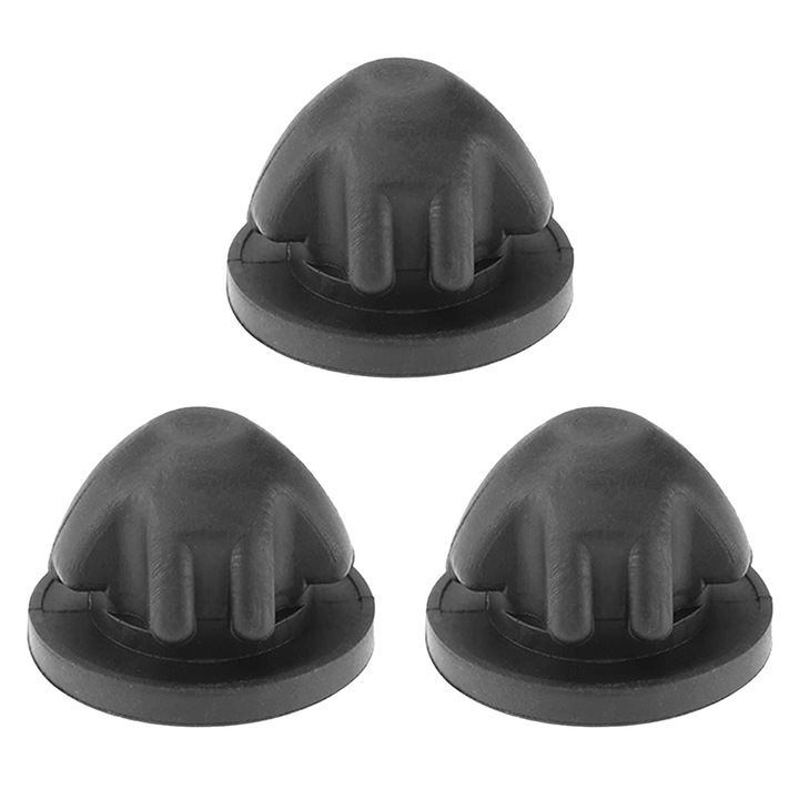 Set 3 Tampoane capac motor, Minetgnon®, BMW 1-8 Serie/i3/X1-X7/Z4/Mini, Rezistent La Temperaturi Ridicate, Material Amestec De Cauciuc Durabil, Diametru 25mm, Negru