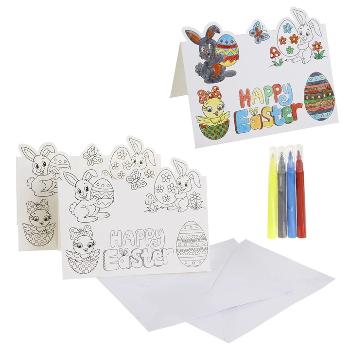 Set Creativ Felicitari de Paste - 8buc