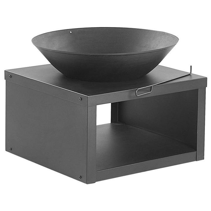Brazier de gradina din otel negru Tanara