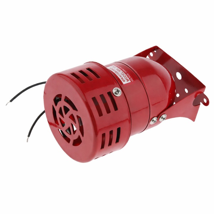 Sonerie alarma, cu motor 220V MS-190, 110dB, rosu